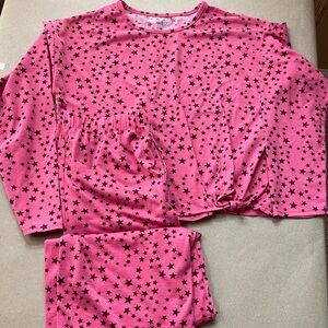 GAP Pink Starry Kids Pajama Set